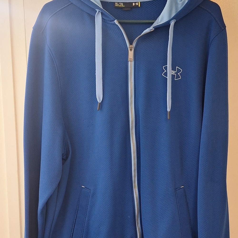 Under Armour Blue Zip-Up Hoodie